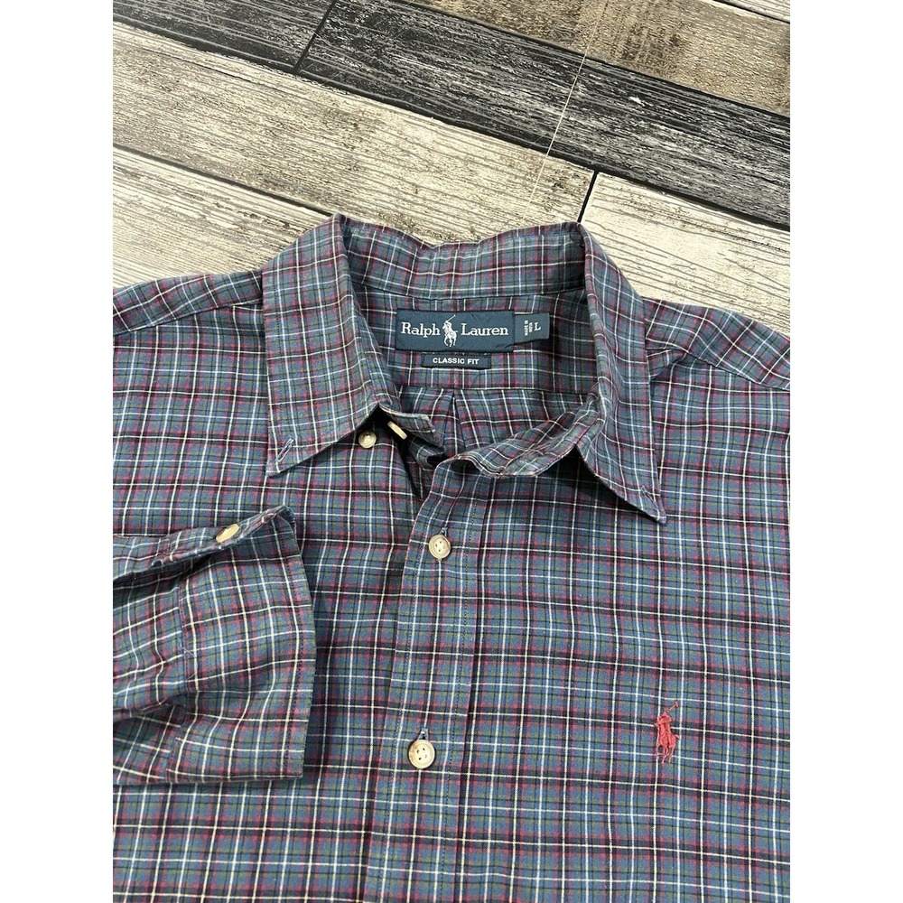 Polo by Ralph Lauren Multicolor Plaid Casual Button Down Shirt